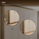 Ver imagem 6 de Guarda-Roupa Americano Solteiro 4 Portas 100% MDF Pérola Yescasa Bege/Carvalho/Off White