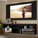 Ver imagem 3 de Rack Suspenso com Espelho e Painel para TV até 65" Multimóveis Flórida FG3322 Preto