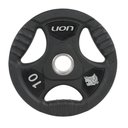 Ver imagem 1 de Anilha 10 Kg Musculação em Aço e Borracha Vulcanizada Lion