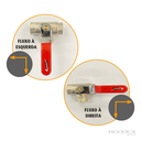 Ver imagem 3 de Válvula Esfera 3 Vias em T Alavanca 2" Ivm Italy