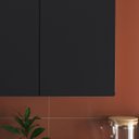 Ver imagem 6 de Armário Aéreo 3 Portas Cozinha Lavanderia Quarto - Mod.3003 Cor:preto
