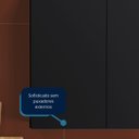 Ver imagem 4 de Armário Aéreo 3 Portas Cozinha Lavanderia Quarto - Mod.3003 Cor:preto