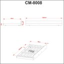 Ver imagem 2 de Cama Auxiliar de Solteiro Branca com Rodízios Suporta 130 Kg: Amêndoa