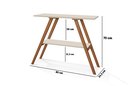 Ver imagem 6 de Aparador Cantinho do Café 80cm com Pés de Madeira Tampo Mdf