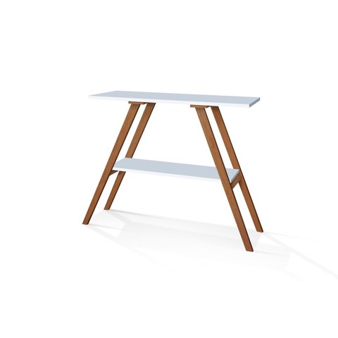 Aparador Cantinho do Café 80cm com Pés de Madeira Tampo Mdf