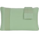 Ver imagem 6 de Jogo de Cama Solteiro Malha 3 Pçs Bella Cama 100% Algodão 88x188x30cm Verde