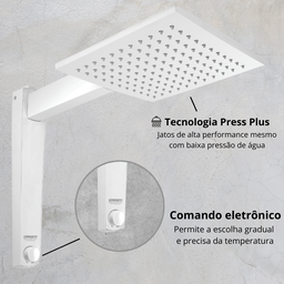 Chuveiro Lorenzetti Acqua Century 5500w Branco 7510605 Potência 5500 W - 3