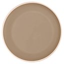 Ver imagem 2 de Prato de Sobremesa Melamina 21,5cm Class Bege Wolff Raso Cozinha Servir Avulso