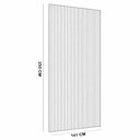 Ver imagem 6 de Painel Ripado de Madeira Decorativo para Sala Quarto 141x250cm Slats L05 Gris Fosco - Lyam Decor