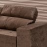 Sofá L.R. Lotus Retrátil e Reclinável com 3 Lugares em Tecido Suede Marrom - 3