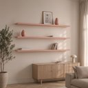 Ver imagem 1 de Kit de 3 Prateleiras 180cm MDF Rosa - On Móveis