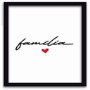 Ver imagem 3 de Conjunto Quadros Decorativos 4 Pçs Mdf 30X40 Amor E Familia Titulo Moldura Preta