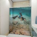 Ver imagem 1 de Adesivo de Box Mergulhador nas Pedras