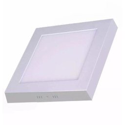 Kit com 3 Painel Plafon 18W Luminária LED Quadrado Sobrepor - 4