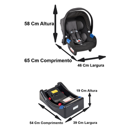 Bebe Conforto Bebê com Base Touring Burigotto Infantil - 3