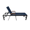 Ver imagem 3 de Espreguiçadeira Alumínio Corda Náutica Área Externa Piscina