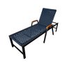 Espreguiçadeira Alumínio Corda Náutica Área Externa Piscina - 1