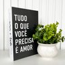 Decoração Duas Peças Livro Caixa e Vaso Branco Granilite - 2