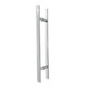 Ver imagem 1 de Puxador inox para porta madeira e vidro reto barra chata 30x45cm H06