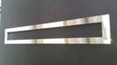 Ver imagem 4 de Puxador inox para porta madeira e vidro retangular barra chata 40cm H07