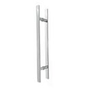 Ver imagem 3 de Puxador inox para porta madeira e vidro reto barra chata 80x100cm H06