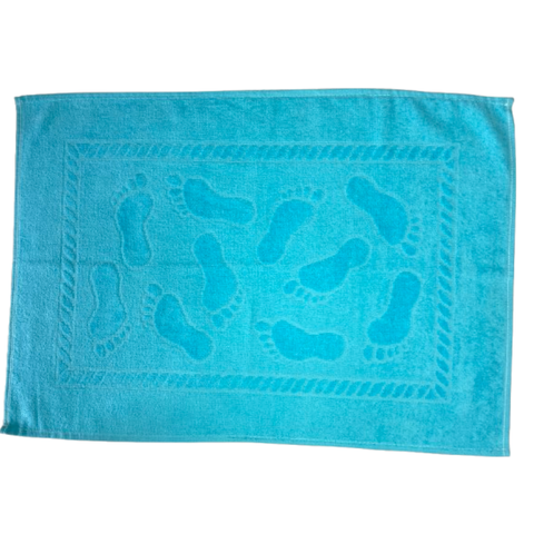 Toalha para Os Pes Felpudo - 00004 - Azul Claro