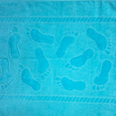 Ver imagem 2 de Toalha para Os Pes Felpudo - 00004 - Azul Claro