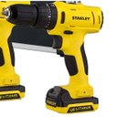 Ver imagem 3 de Combo Furadeira c/Impacto+Chave de Impacto Stanley c/2BAT 12V Maleta
