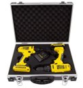 Ver imagem 2 de Combo Furadeira c/Impacto+Chave de Impacto Stanley c/2BAT 12V Maleta