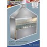 Churrasqueira Espetinho Inox Parede Bancada Coifa e 2 Grelhas Inox - 2