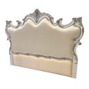 Ver imagem 4 de Cabeceira de Cama Queen Imperial Rainha Branco Perolado com Detalhes Prata