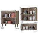 Ver imagem 4 de Kit de Cozinha Modulada 10 Peças Connect (3 Armários + 3 Balcões + 1 Paneleiro + 3 Complementos