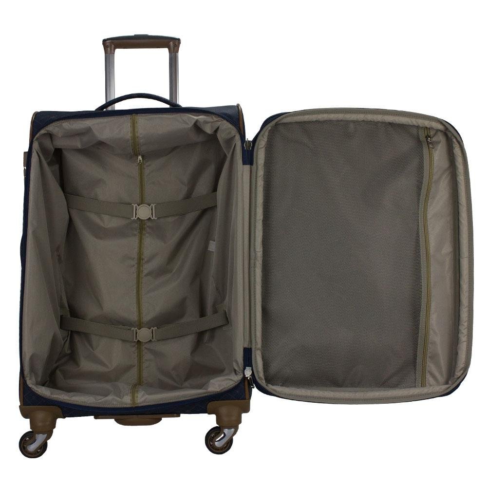 Mala de Viagem Média 23kg Munique Cobalto 70cm com Giro 360º - 4