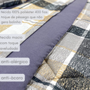 Ver imagem 3 de Edredom Queen Dupla Face 400 Fios Micropercal Toque de Pêssego 100% Poliéster Antialérgico Denise