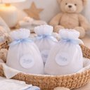 Ver imagem 3 de Kit Saquinho de Maternidade Azul 3 Peças | Casa Del Grande