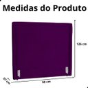 Ver imagem 7 de Cabeceira de Cama Box Estofada 90 Cm Solteiro Stela Veludo