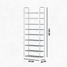 Sapateira Vertical 9 Prateleira Organizador Forte Premium Milemon - 6