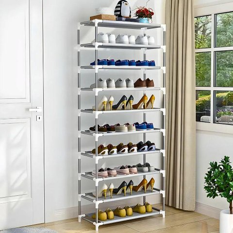 Sapateira Vertical 9 Prateleira Organizador Forte Premium Milemon