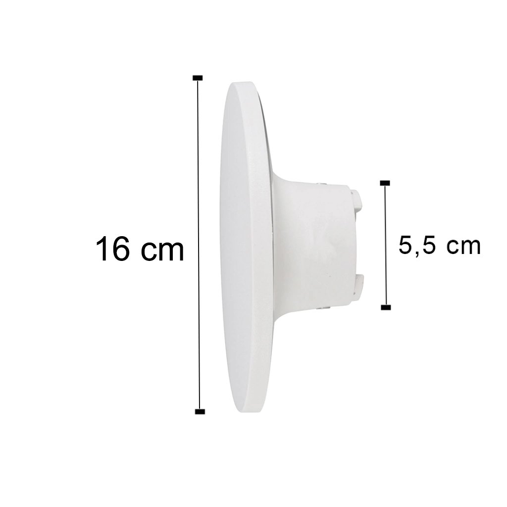 Arandela Led Mirach 12w 3000k Branco Quente Ip65 Bivolt Branco Astraled - 4