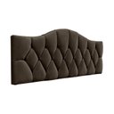 Ver imagem 1 de Cabeceira Capitonê Provençal Cama Box Estofada Luxo Suede Rbl:solteiro Painel/marrom