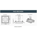 Ver imagem 2 de KIT 4 Spots Embutir MR16 Quadrado Preto Recuado - SaveEnergy