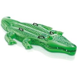 Bote Bóia Inflável Jacaré Gigante 203 cm Intex 58562 - 2