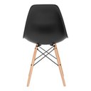 Ver imagem 5 de Kit 2 Cadeiras Charles Eames Eiffel Dsw - Preto - Madeira Clara