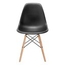 Ver imagem 3 de Kit 2 Cadeiras Charles Eames Eiffel Dsw - Preto - Madeira Clara