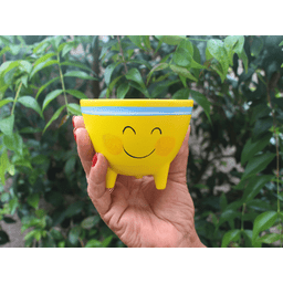Vaso Cachepot Decoração Emoji Emoticon Tripe Coleção 11un - 3
