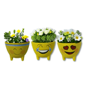 Ver imagem 2 de Vaso Cachepot Decoração Emoji Emoticon Tripe Coleção 11un