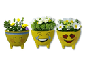 Ver imagem 2 de Vaso Cachepot Decoração Emoji Emoticon Tripe Coleção 11un
