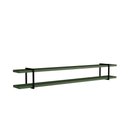 Ver imagem 1 de Prateleira Multiuso 260cm com Suporte em Metal 100% Mdf Cor:musgo com Preto