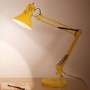 Ver imagem 3 de Luminária Grande Mesa Articulável Retrô Vintage Estudo Leitura Amarela com Garra LM1783 - Eluminária