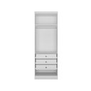 Ver imagem 3 de Modulo de Casal Safira para Guarda-roupa com 2 Portas e 3 Gavetas Una Mobília